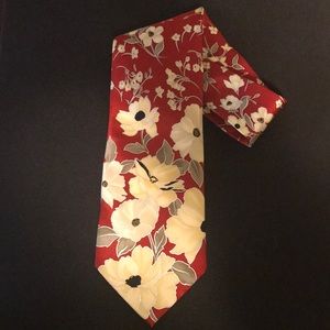 Huayi designer - Vintage 100% silk men’s tie